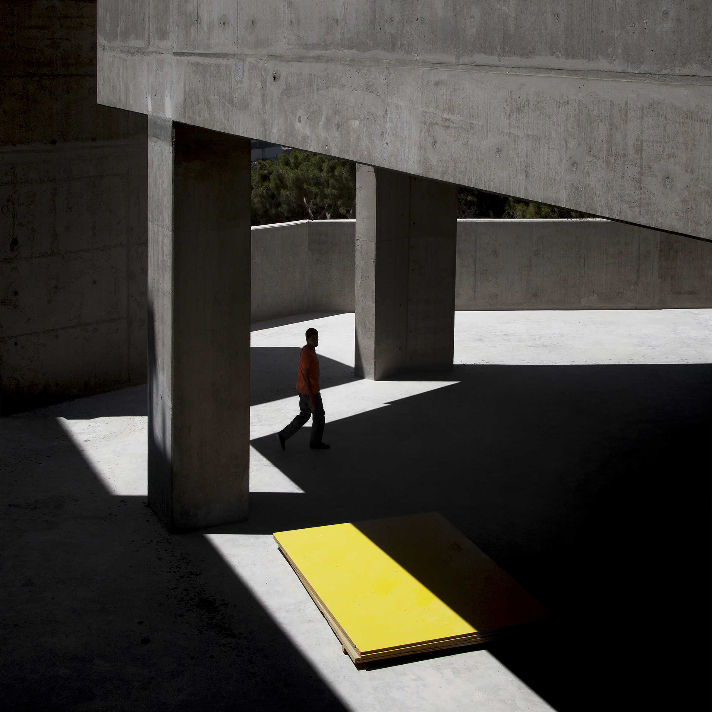 the yellow block